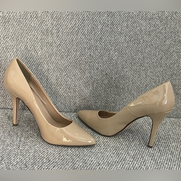 Delicious Tan Pointed Toe Heels with Sleek Stiletto - Picture 6 of 15